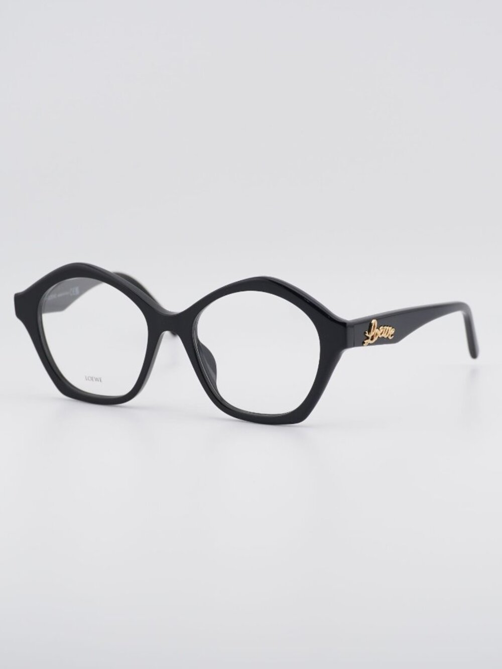 Loewe LW50053I 001 Eyeglasses Black 51mm Square Frame